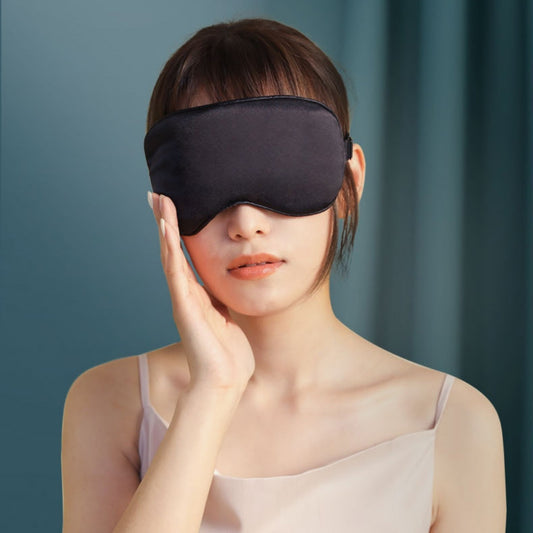 BreatheCozy™ IMEBO Silk Sleep Eye Mask — Complete Light-Blocking & Ventilated Eye Mask for Deep, Restful Sleep