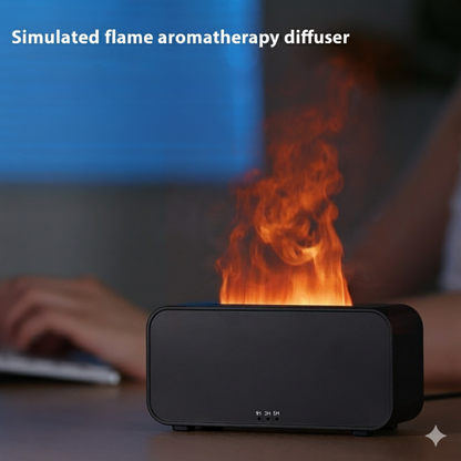 BreatheCozy™ Flame Humidifier & Essential Oil Diffuser