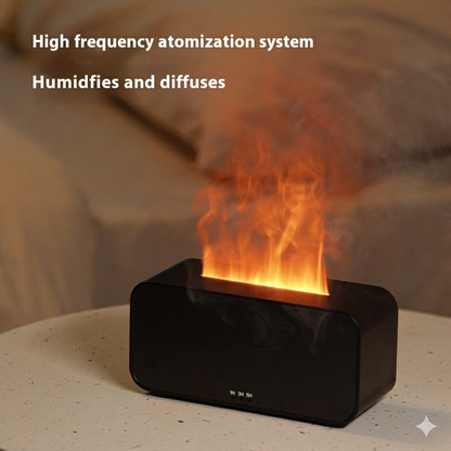 BreatheCozy™ Flame Humidifier & Essential Oil Diffuser