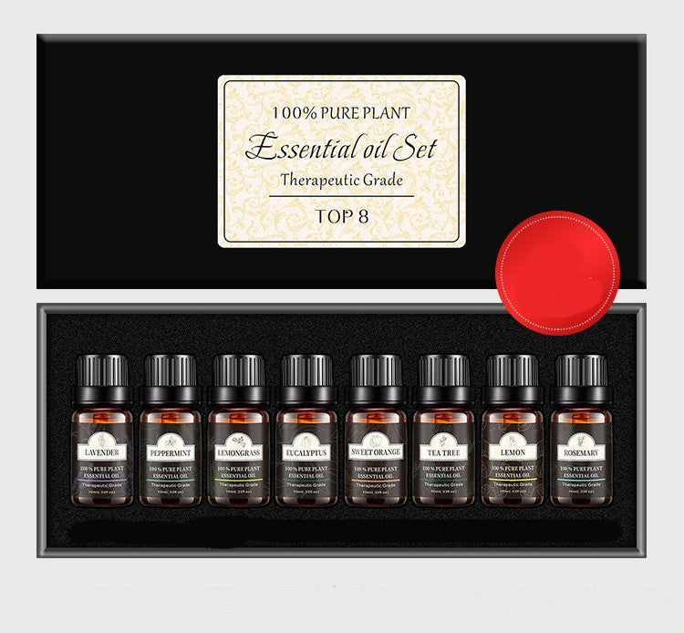 BreatheCozy™ Multi-Pack Essential Oils – 10 mL Tea Tree Aromatherapy Oil for Diffuser & Relaxation”