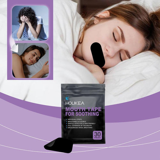 BreatheCozy™ HOLIKEA Overnight Mouth Tape – Gentle, Anti-Snoring Tape for Sleep & Dry Air Relief